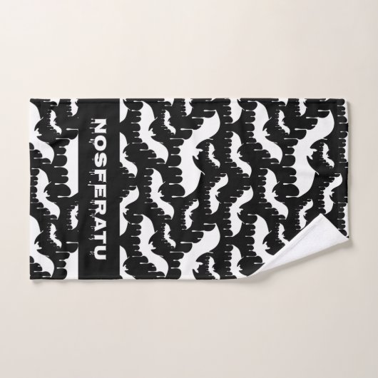 Vampire Bats Nu Goth Gothic Badhandtuch Set (Handtuch)