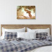 Vampire Bats von CE Swan, Vintage Wildtiere Leinwanddruck (Insitu (Schlafzimmer))