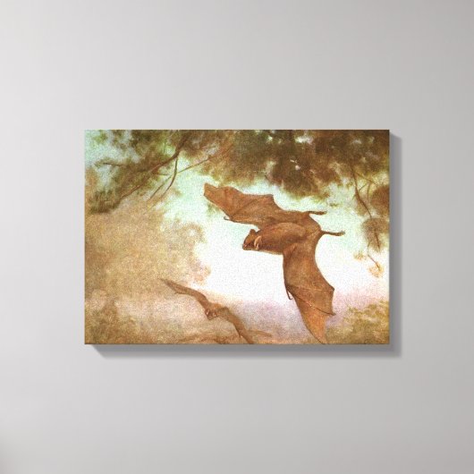 Vampire Bats von CE Swan, Vintage Wildtiere Leinwanddruck (Vorderseite)