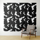 Vampire Bats Wandteppich (Beispiel (Horizontal))