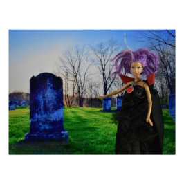 Vampire besucht den Friedhof Poster