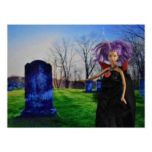 Vampire besucht den Friedhof Poster (Vorderseite)