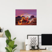 VAMPIRE-BIKER-REBELLINNEN POSTER (Heimbüro)