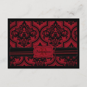 Vampire Birthday RSVP-Karte RSVP Karte