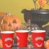 Vampire Bite Halloween-Party Paper Cups Pappbecher