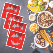 Vampire Bite Halloween-Party Serviette