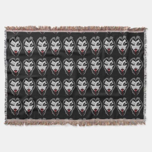 Vampire Blanket Halloween Vampire Blanket Dekorati Decke (Vorderseite)