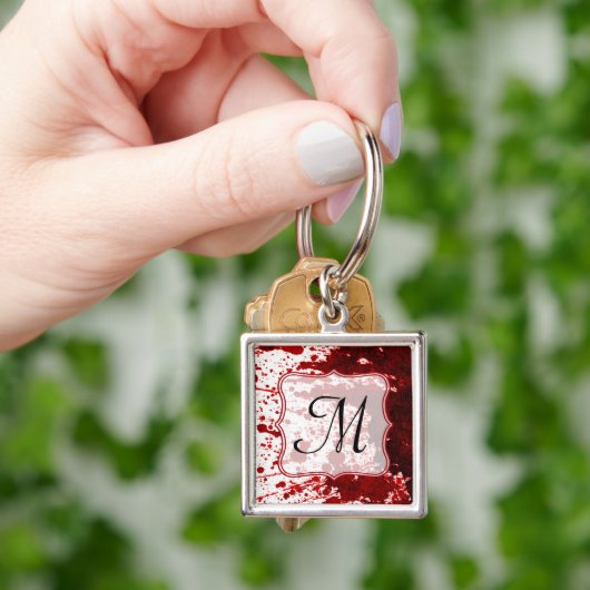 Vampire Blood Dripping Pool Crimson Red Key Kette Schlüsselanhänger (Hand)