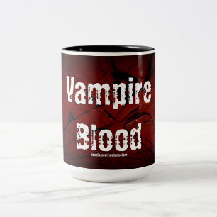 Vampire-Blut-Tasse Zweifarbige Tasse