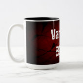 Vampire-Blut-Tasse Zweifarbige Tasse (Links)