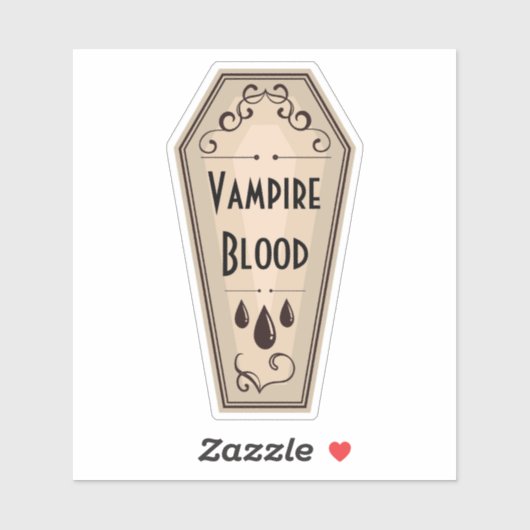 Vampire-Blutapothecary-Etikett Aufkleber (Blatt)