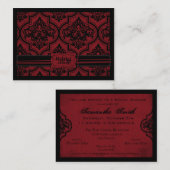 Vampire Bride BRS Erinnerung Notecard Begleitkarte (Vorne/Hinten)