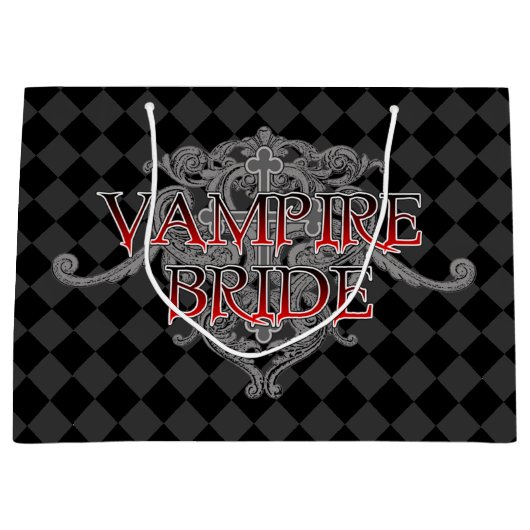 Vampire Bride Große Geschenktüte (Vorderseite)