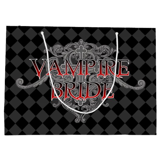 Vampire Bride Große Geschenktüte (Rückseite)
