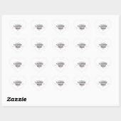 Vampire Bride Heart Sticker (Blatt)