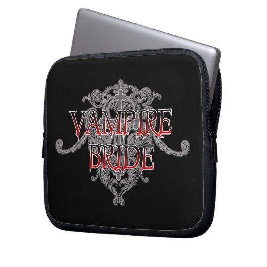 Vampire Bride Laptop Bag Laptopschutzhülle (Vorderseite Links)