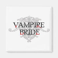 Vampire Bride Magnet