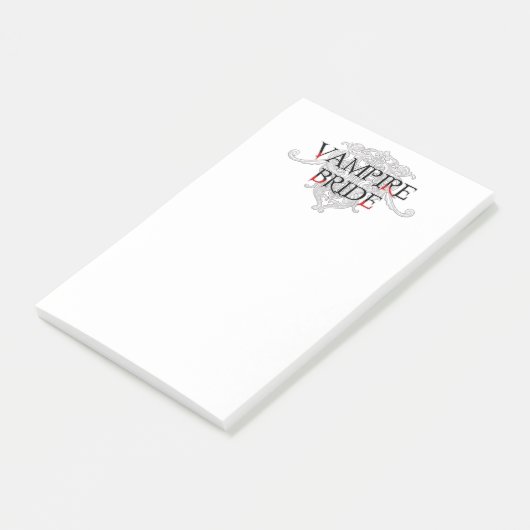 Vampire Bride Post-it Klebezettel (angewinkelt)