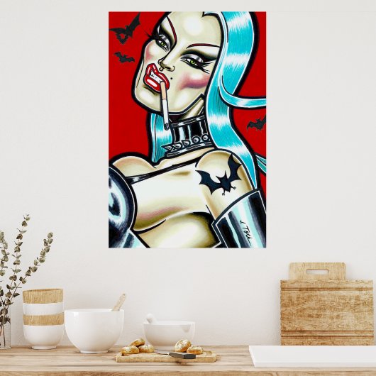 Vampire Bride Poster (Küche)