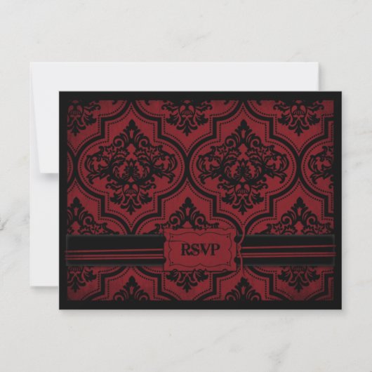 Vampire Bride RSVP Card A (Vorderseite)