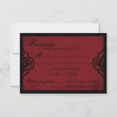 Vampire Bride RSVP Card B3 (Rückseite)