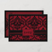 Vampire Bride RSVP Card C (Vorne/Hinten)