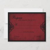 Vampire Bride RSVP Card D Karte (Rückseite)