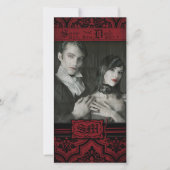 Vampire Bride SD Fotokarte Save The Date (Vorderseite)