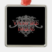 Vampire Bride Silbernes Ornament (Vorne)
