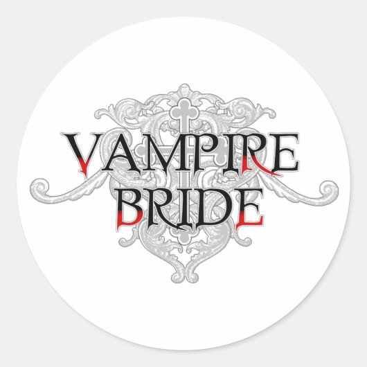 Vampire Bride Sticker (Vorderseite)