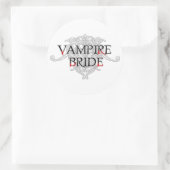 Vampire Bride Sticker (Tasche)