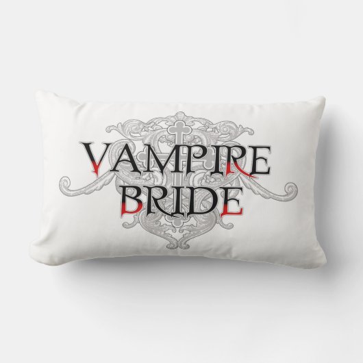Vampire Bride Throw Kissen (Vorderseite)