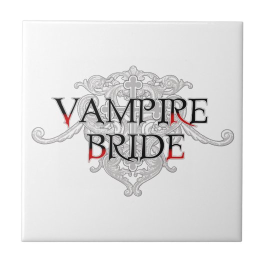 Vampire Bride Tile Fliese (Vorderseite)