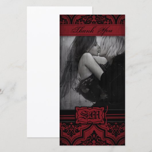 Vampire Bride TY Fotokarte Dankeskarte (Vorne/Hinten)