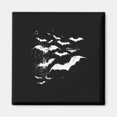 Vampire Byts Horror Spooky Beängstigend Halloween Magnet (Vorne)