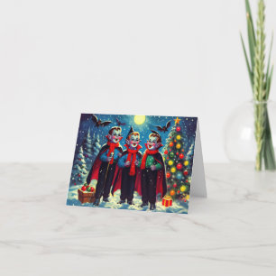 Vampire Caroling Karte