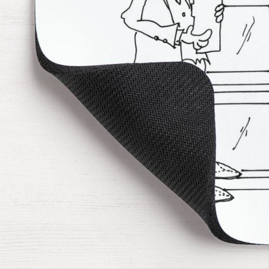 Vampire-Cartoon 5319 Mousepad (Ecke)