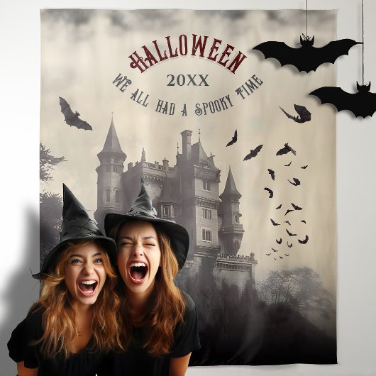 Vampire Castle Halloween Foto Stand Hintergrund Wandteppich