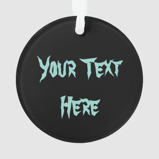 Vampire Cat and Wizard Pumpkin Halloween Surreal Ornament (Rückseite)