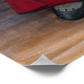 Vampire Cat Couple Gothic Friedhof Fantasy Art Pri Poster (Ecke)