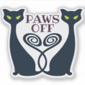 Vampire Cat Duo Aufkleber (Vorderseite)