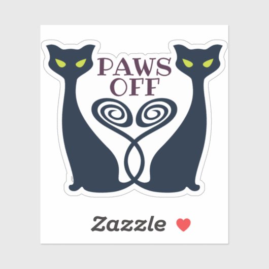 Vampire Cat Duo Aufkleber (Blatt)