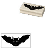 Vampire Cat Faced Bat Halloween Art Briefmarke Gummistempel (Stempel)