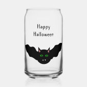 Vampire Cat Faced Bat Halloween Custom Dosenglas (Vorderseite)