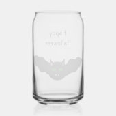 Vampire Cat Faced Bat Halloween Custom Dosenglas (Rückseite)