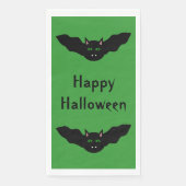 Vampire Cat Faced Bat Halloween Custom Serviette (Vorderseite)