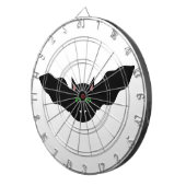 Vampire Cat Faced Bat Halloween Dart Board Dartscheibe (Vorderseite rechts)