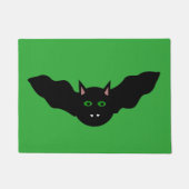 Vampire Cat Faced Bat Halloween Doormat Fußmatte (Vorderseite)