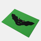 Vampire Cat Faced Bat Halloween Doormat Fußmatte (Schrägansicht)