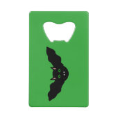 Vampire Cat Faced Bat Halloween Flaschenöffner (Vorderseite)